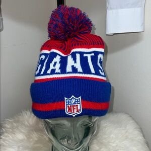 NY Giants NFL NEW ERA Knit Beanie with PomPom OSFM